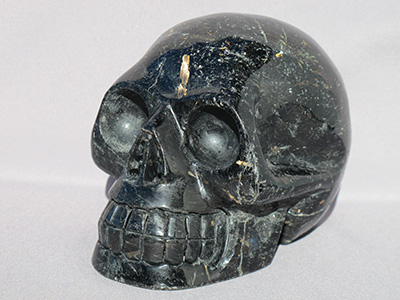 Nuummite Crystal Skulls