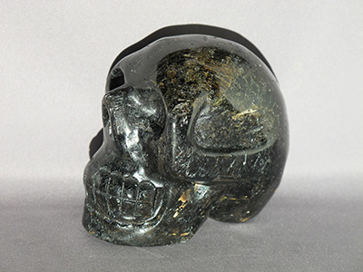 Nuummite Crystal Skulls