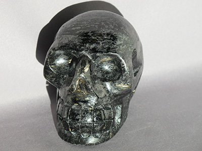 Nuummite Crystal Skulls