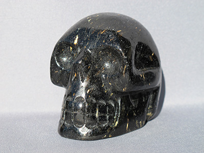 Nuummite Crystal Skulls