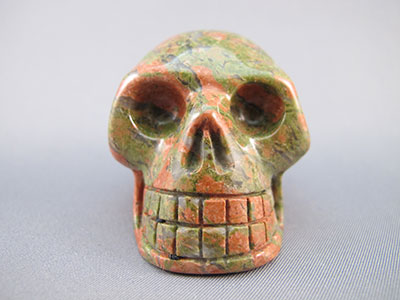 Unakite Crystal Skulls