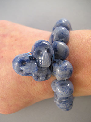 crystal skull beads